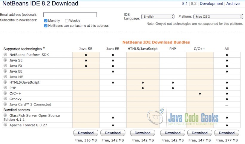 Download java netbeans for mac os